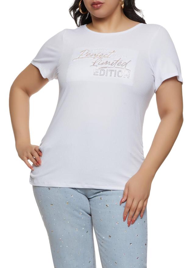 Womens Plus Size Im Not Perfect But Im Limited Edition Top Product Image