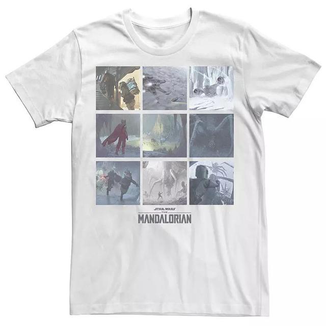 Mens Star Wars The Mandalorian Episode Action Portrait Panels Tee Product Image