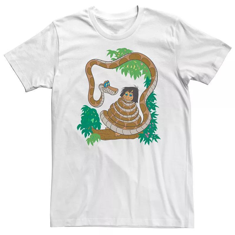 Big & Tall Disney The Jungle BookKaa and Mowgli Tee, Mens Product Image