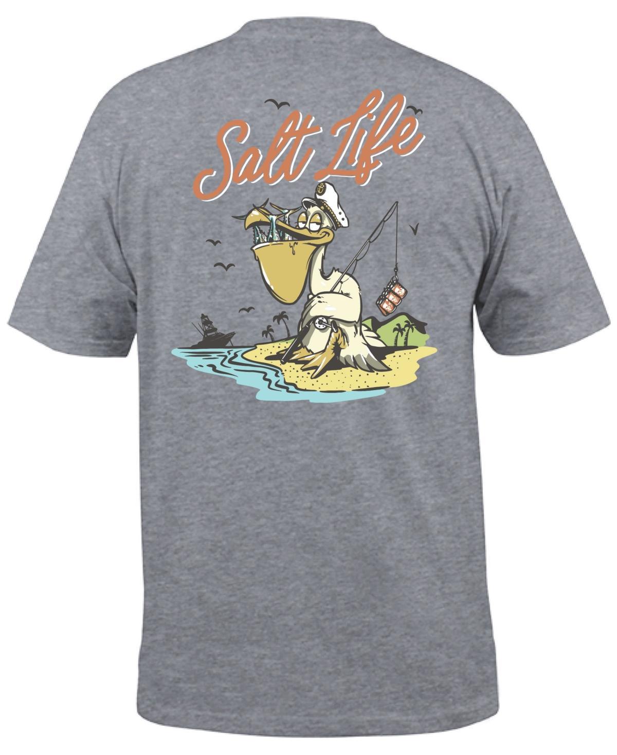 Salt Life Mens Gone Fishin Graphic Print Short-Sleeve T-Shirt Product Image