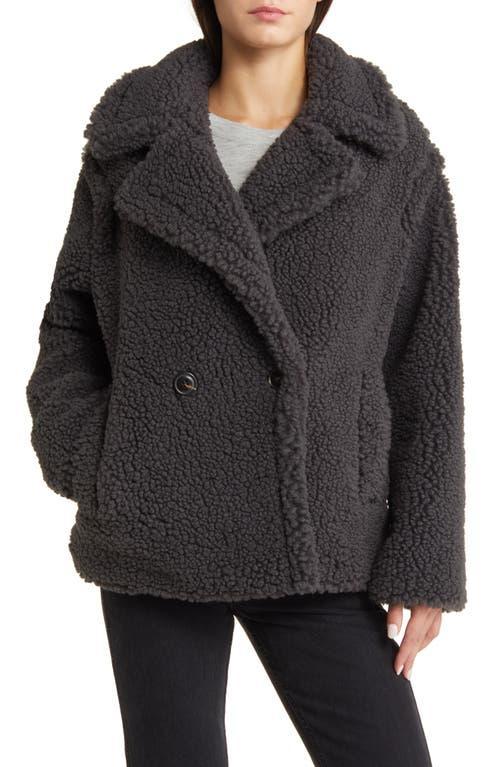 UGG Gertrude Faux Fur Double Breasted Teddy Coat Product Image