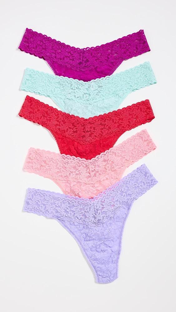 Hanky Panky 5 Low Rise Thongs | Shopbop Product Image