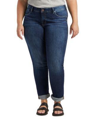 Plus Size Boyfriend Jeans Product Image