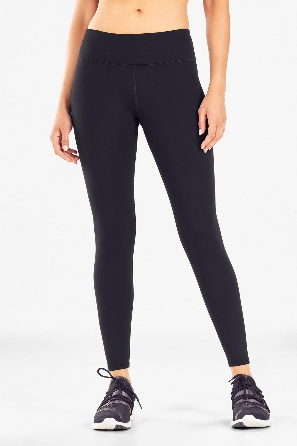 Fabletics Define Mid-Rise Legging Womens black plus Size 4X Product Image