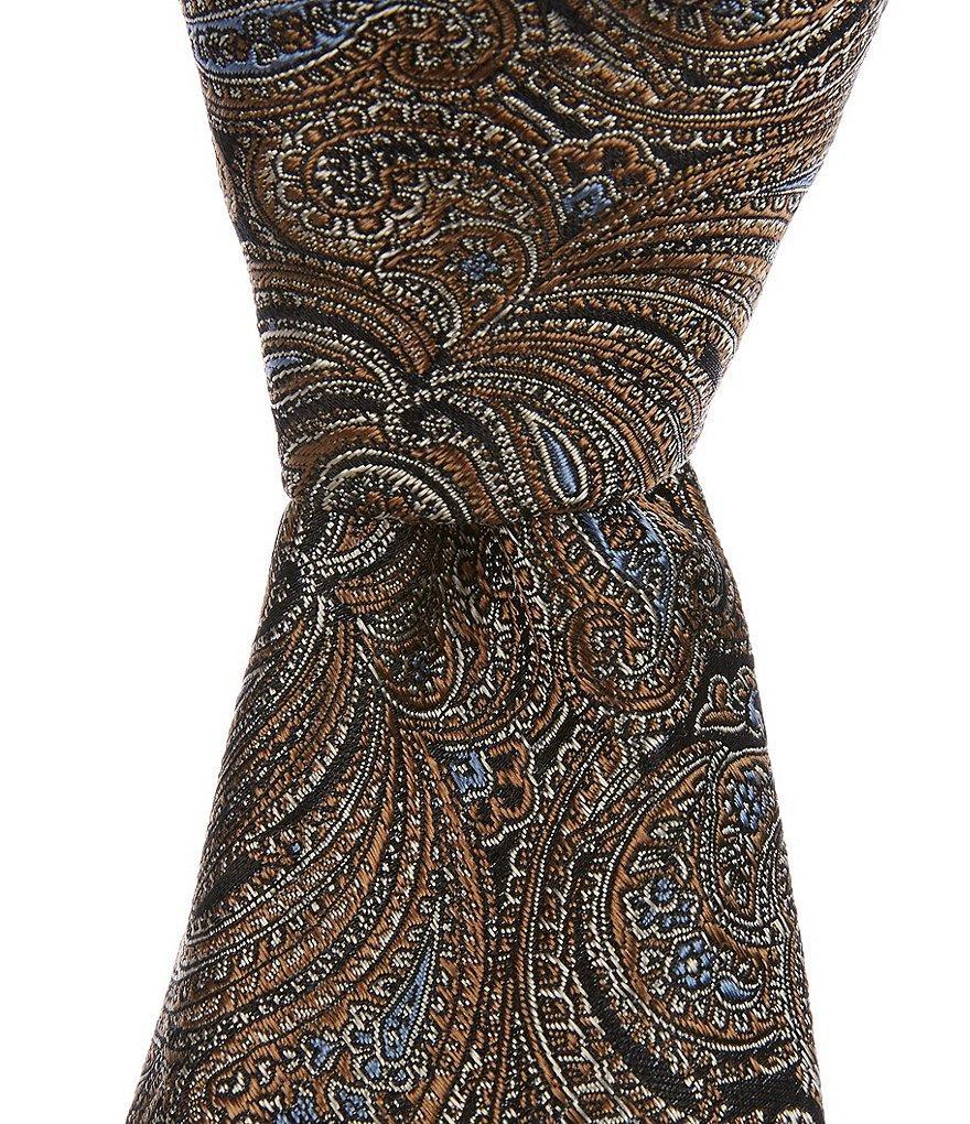 Daniel Cremieux Signature All Over Paisley 3 3/8#double; Woven Silk Tie Product Image