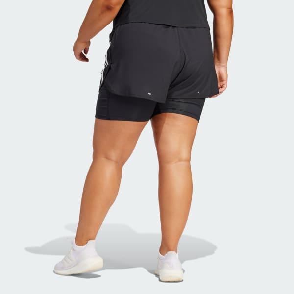 Own the Run 3-Stripes 2-in-1 Shorts Product Image