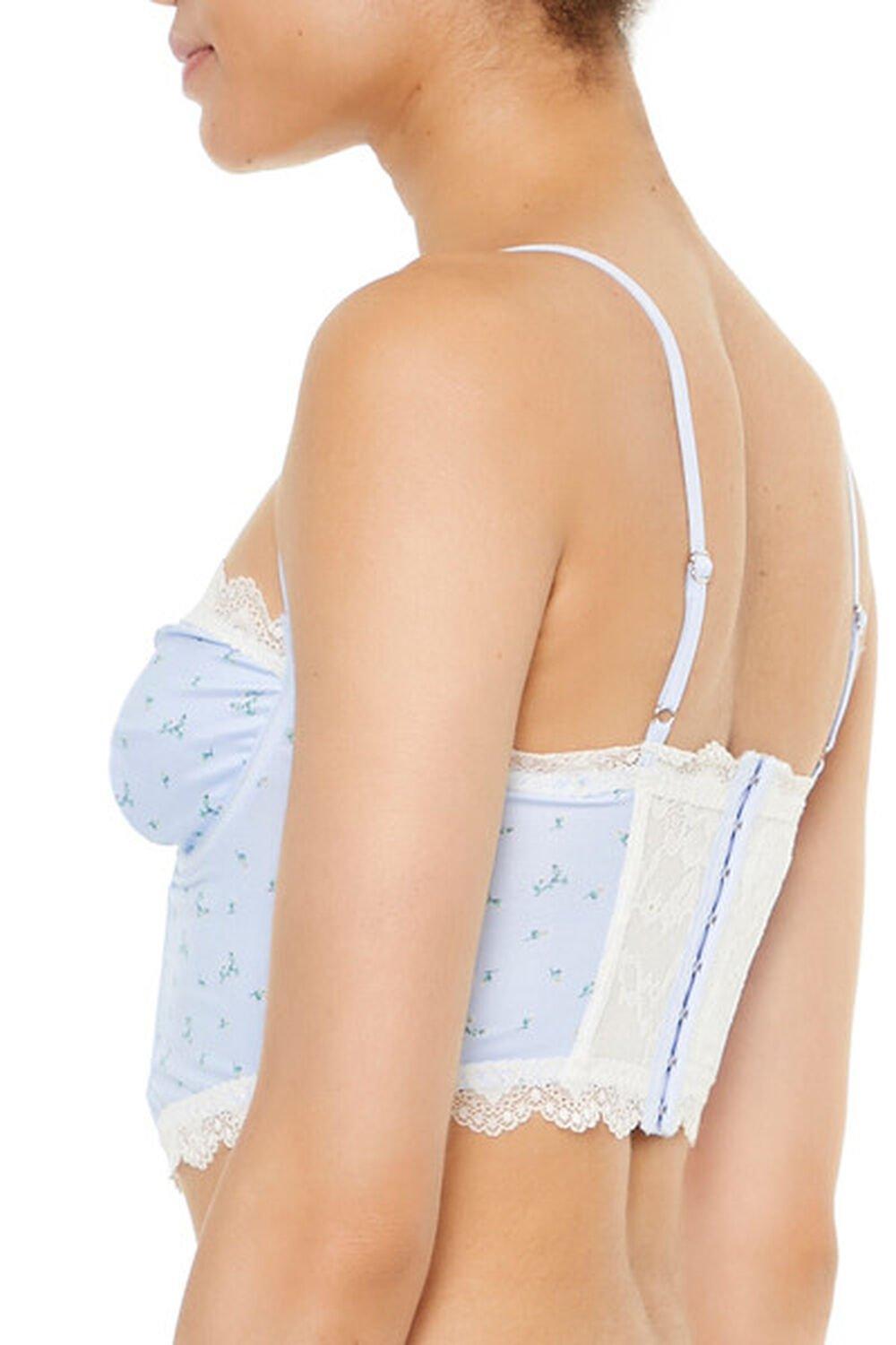 Ditsy Floral Lingerie Corset Cami | Forever 21 Product Image