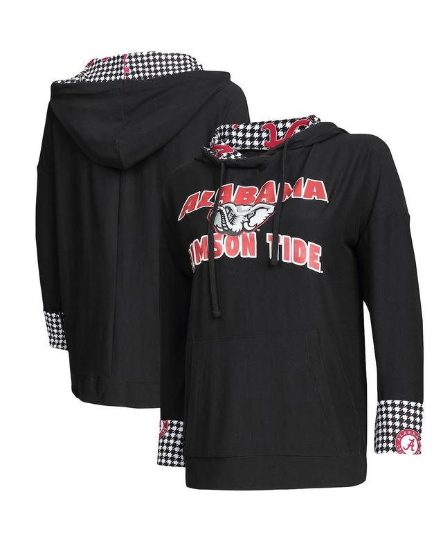 Womens Concepts Sport Alabama Crimson Tide Fairway Houndstooth Pullover Hoodie Product Image