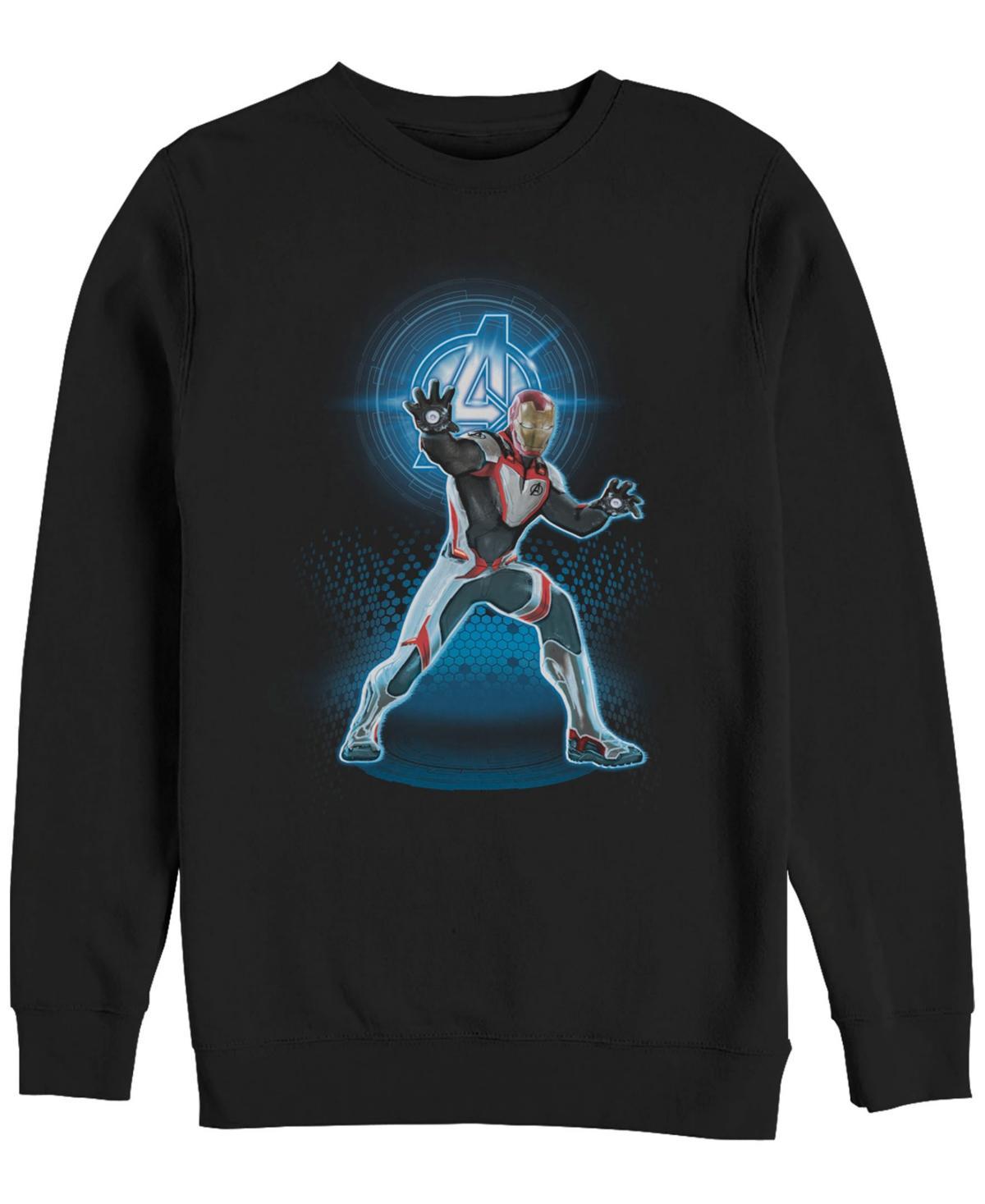 Mens Marvel Avengers Endgame Iron Man Quantum Suit Portrait Tee Black Product Image