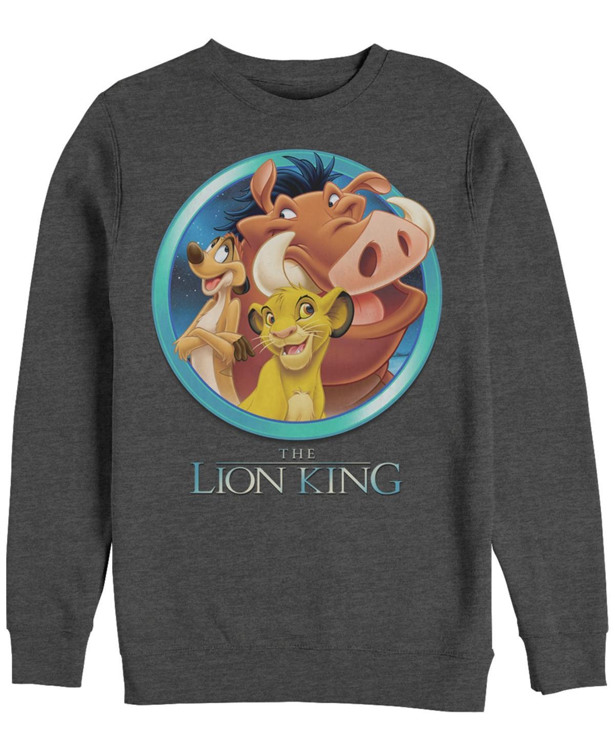 Mens Disneys The Lion King Best Friends Fleece Grey Heather Product Image