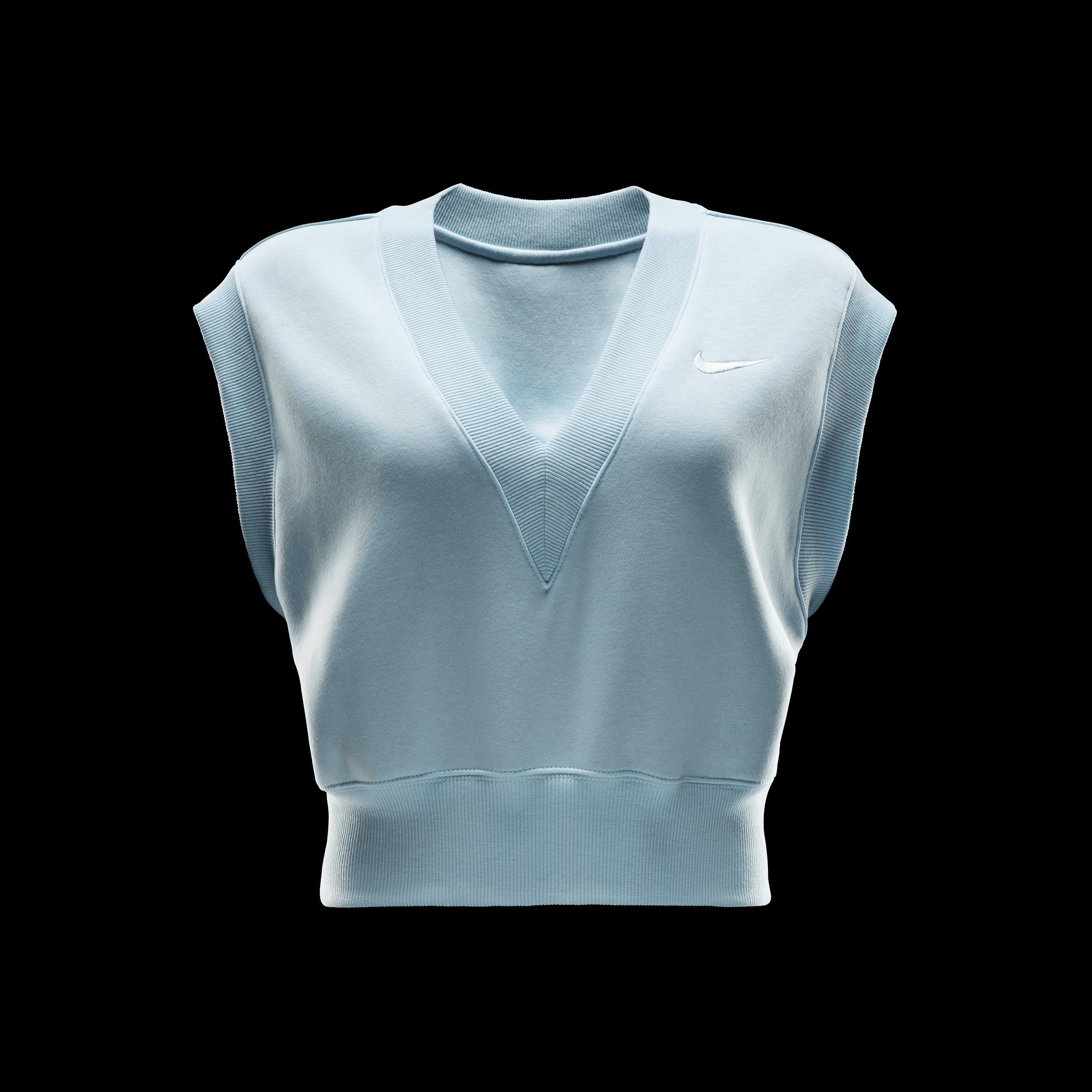 Women's Nike Sportswear Phoenix Fleece Loose V-Neck Sleeveless Cropped Top Product Image