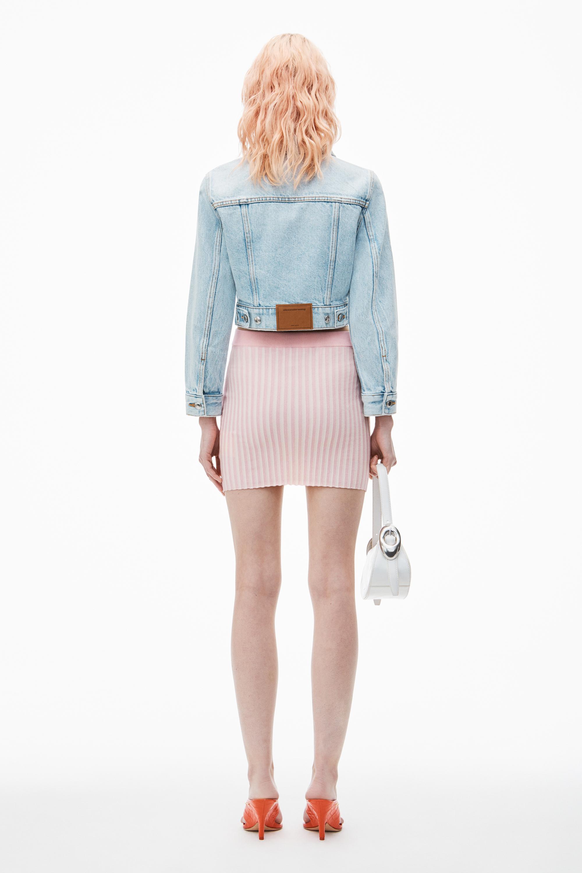 Mini Skirt In Rib-knit Product Image