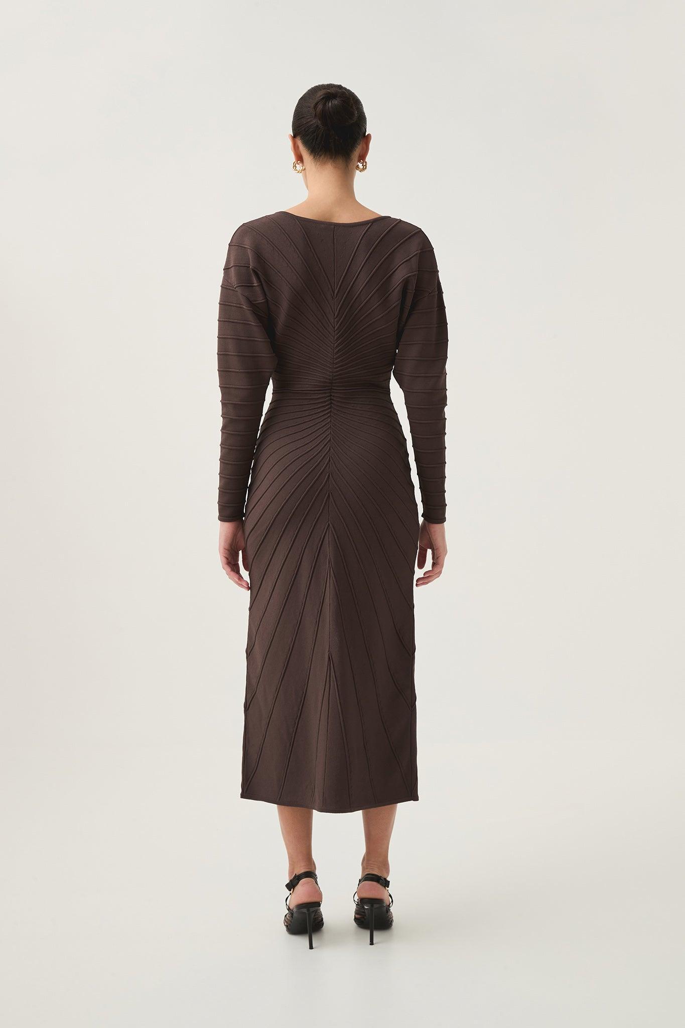 Modernist Cocoon Midi Dress Product Image