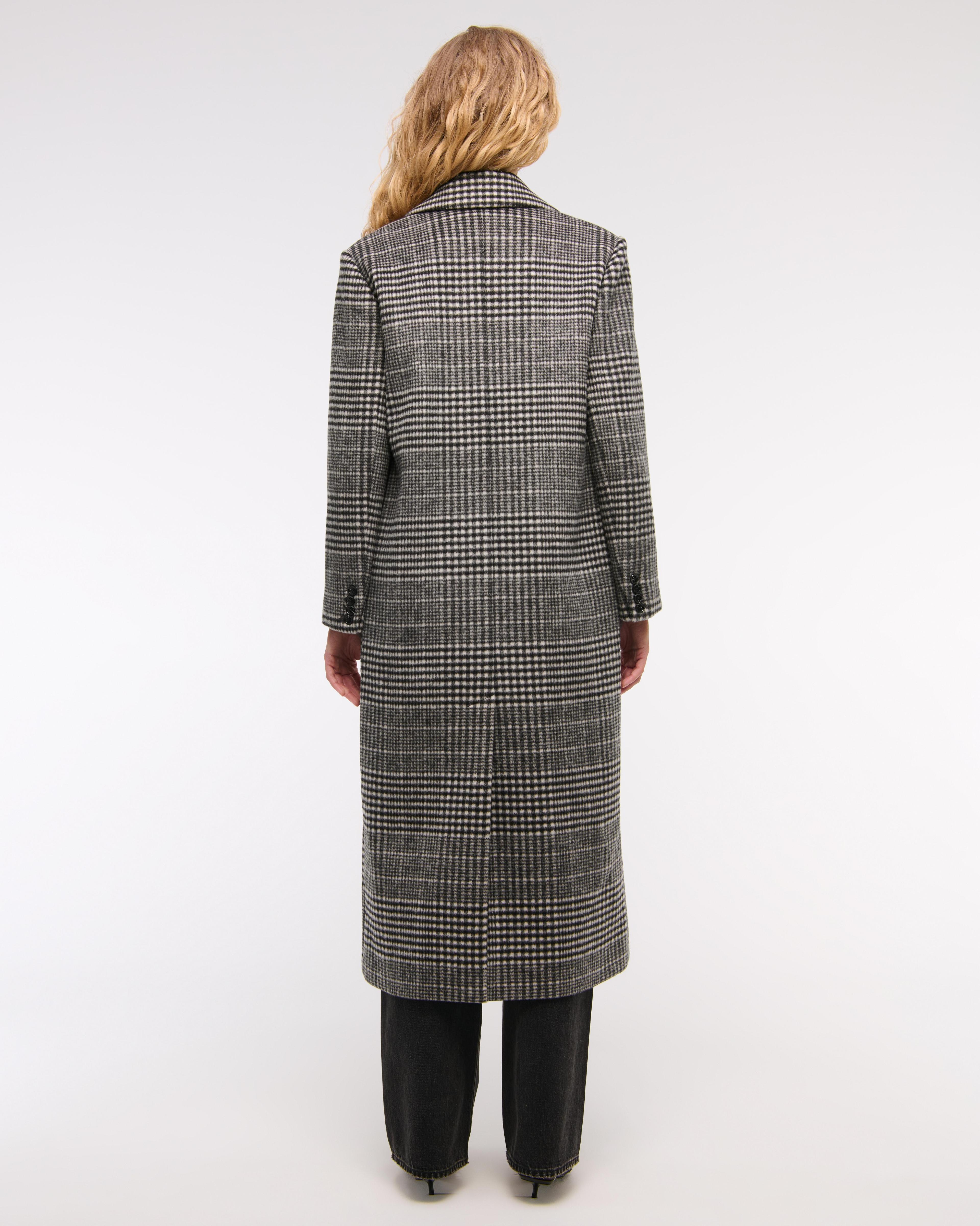 Wool-Blend Double-Breasted Coat Product Image