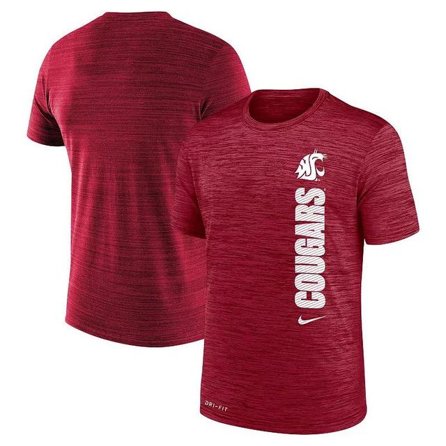 Mens Nike Crimson Washington State Cougars 2024Sideline Velocity Legend Performance T-Shirt Product Image