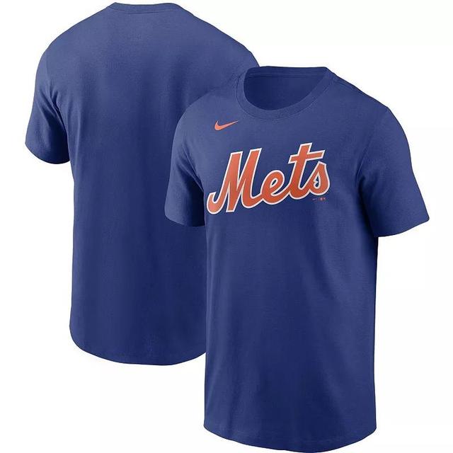 Mens Nike Royal New York Mets Team Wordmark T-Shirt Product Image