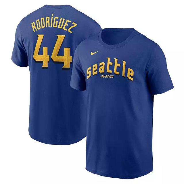 Mens Nike Julio RodrguezRoyal Seattle Mariners City Connect Fuse Name & Number T-Shirt Product Image