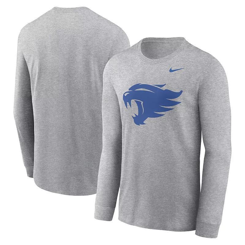 Mens Nike Heather Gray Kentucky Wildcats Alternate Logo Long Sleeve T-Shirt Product Image