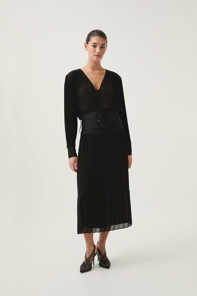 Cathedra Belted Midi Skirt Product Image