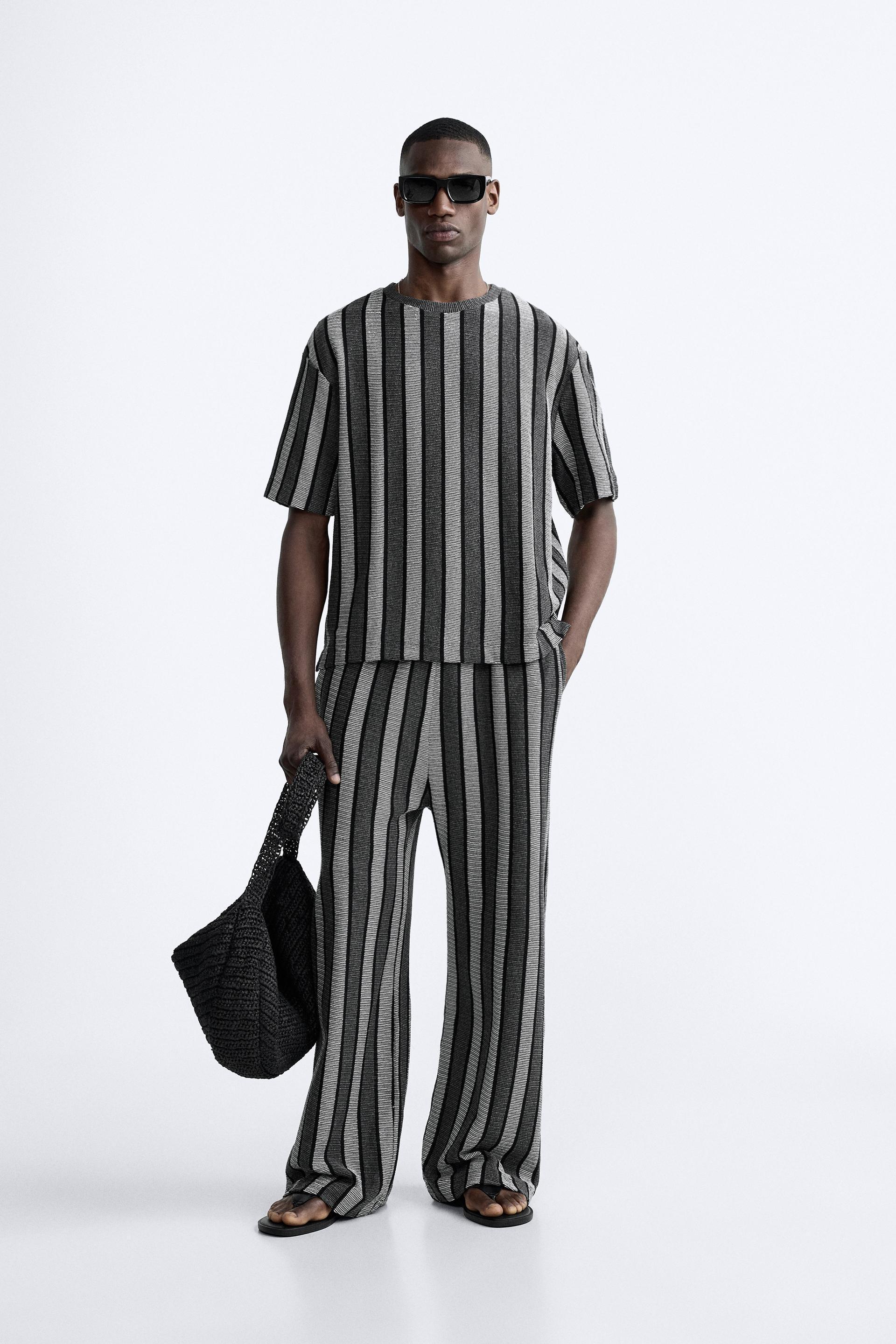 STRIPED JACQUARD PANTS X CASA JOSEPHINE Product Image