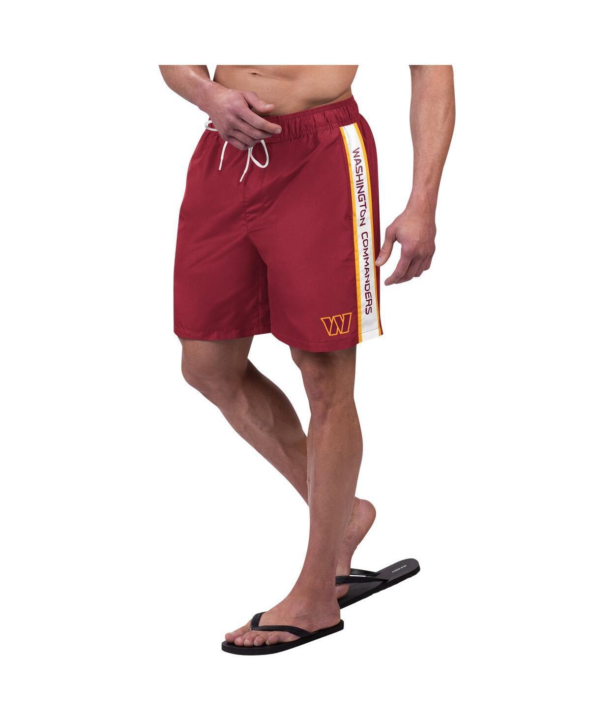 Mens G-iii Sports by Carl Banks Red Kansas City Chiefs Streamline Volley Swim Shorts Product Image