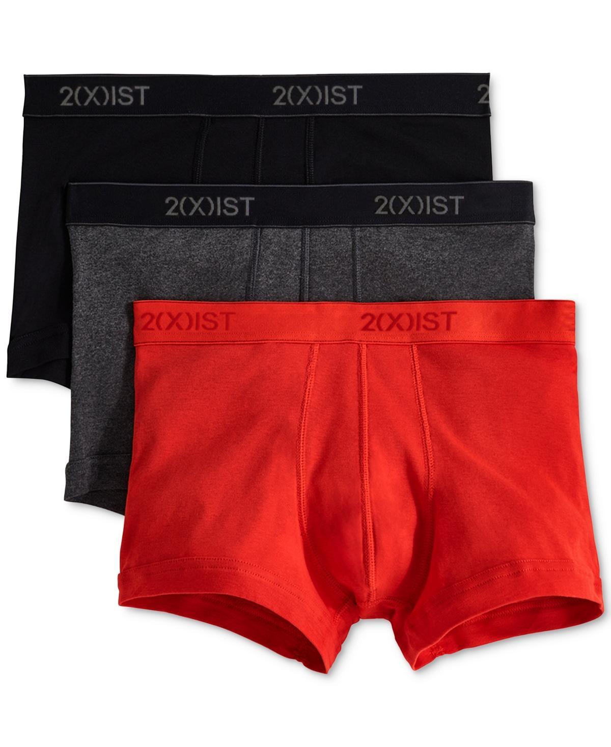 2(x)ist Mens Essential No-Show Trunks 3-Pack Product Image