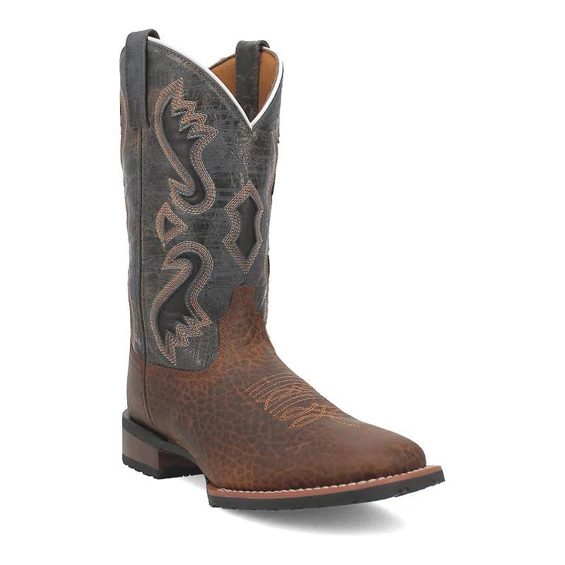 Laredo Smoke Creek Mens Leather Boots Blue Blue Product Image