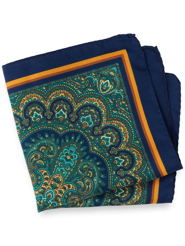 Medallion Silk Pocket Square Product Image