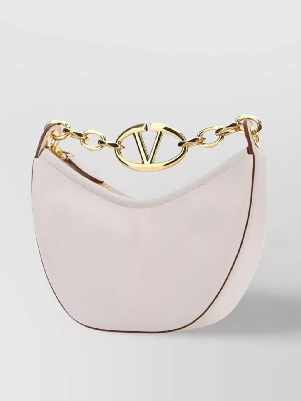 Vlogo Moon Hobo Bag In Ivory Product Image