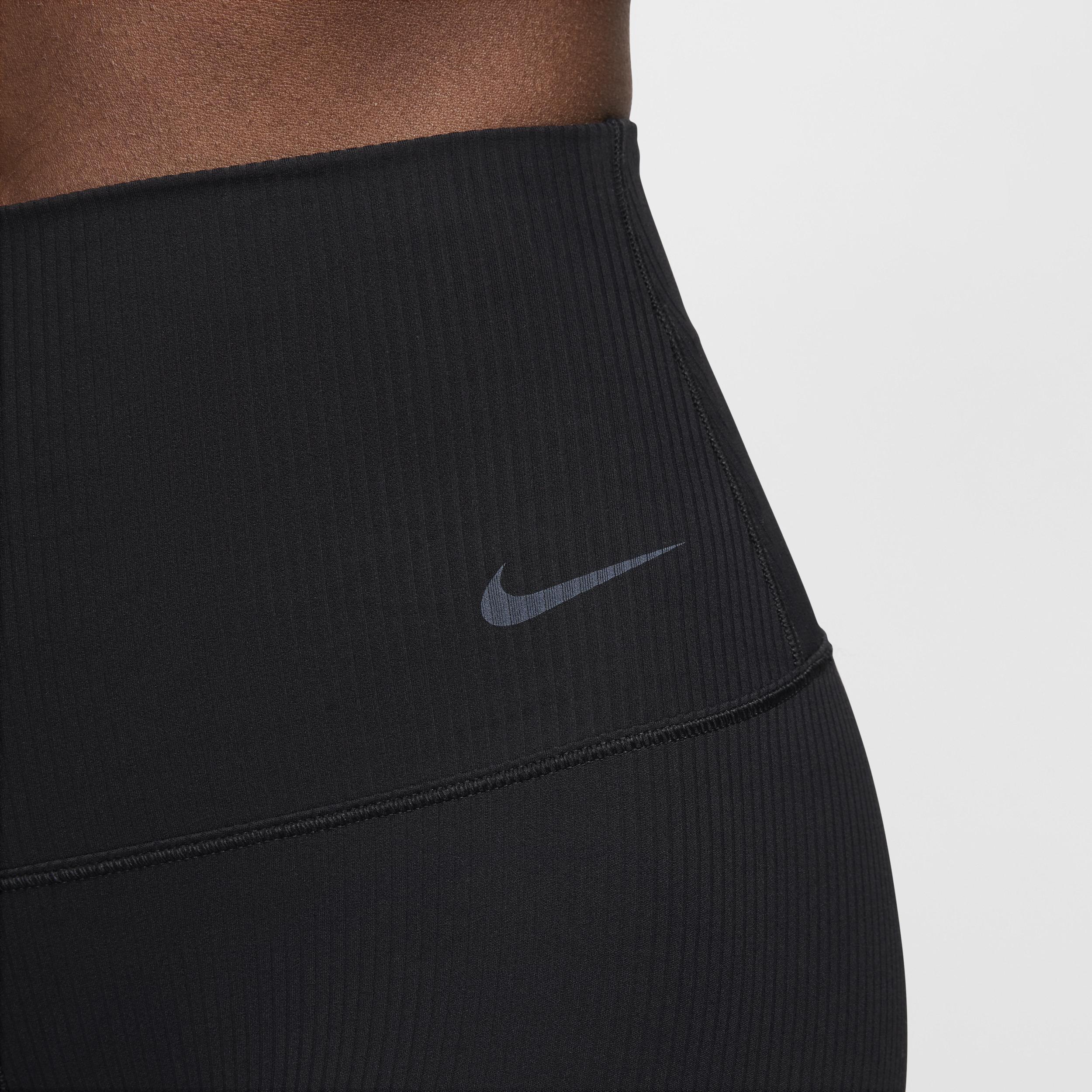 Nike Women's Zenvy Rib Gentle-Support High-Waisted 8" Biker Shorts product image