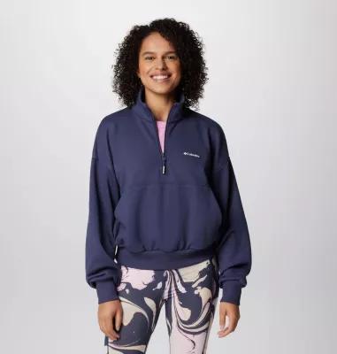 Columbia Women's Marble Canyon French Terry Quarter Zip Pullover- Product Image