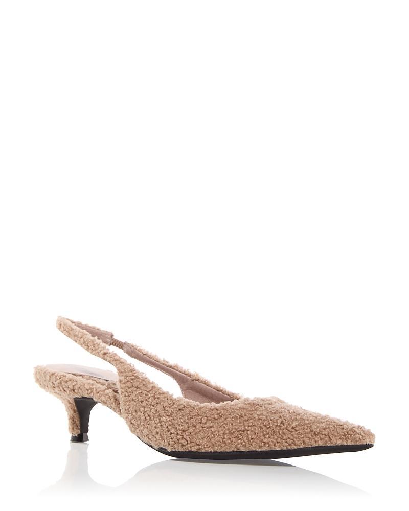 Jeffrey Campbell Womens Persona-f Slingback Kitten Heel Pumps Product Image