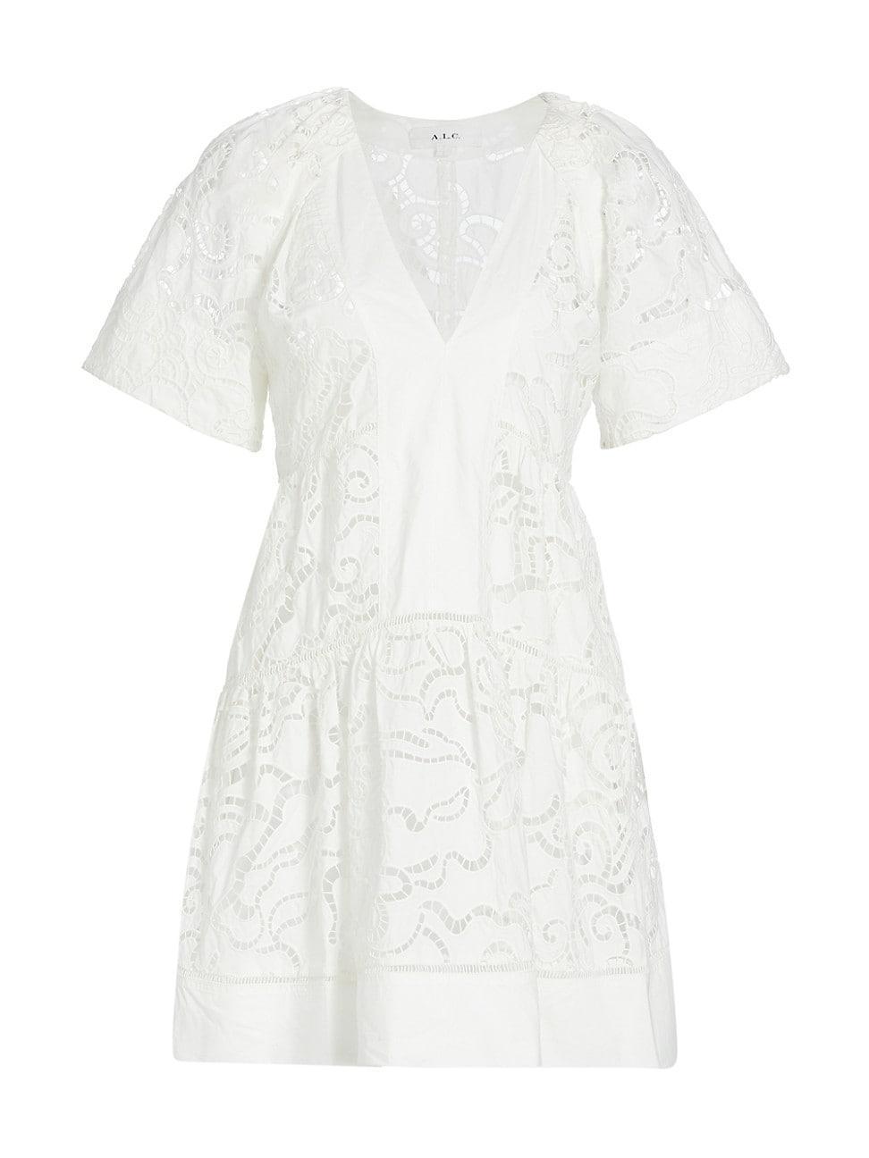 Womens Camila Embroidered Minidress Product Image