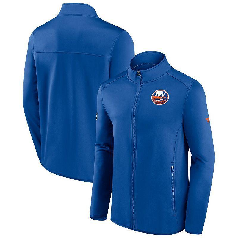 Mens Fanatics Branded Royal New York Islanders Authentic Pro Rink Fleece Full-Zip Jacket Product Image