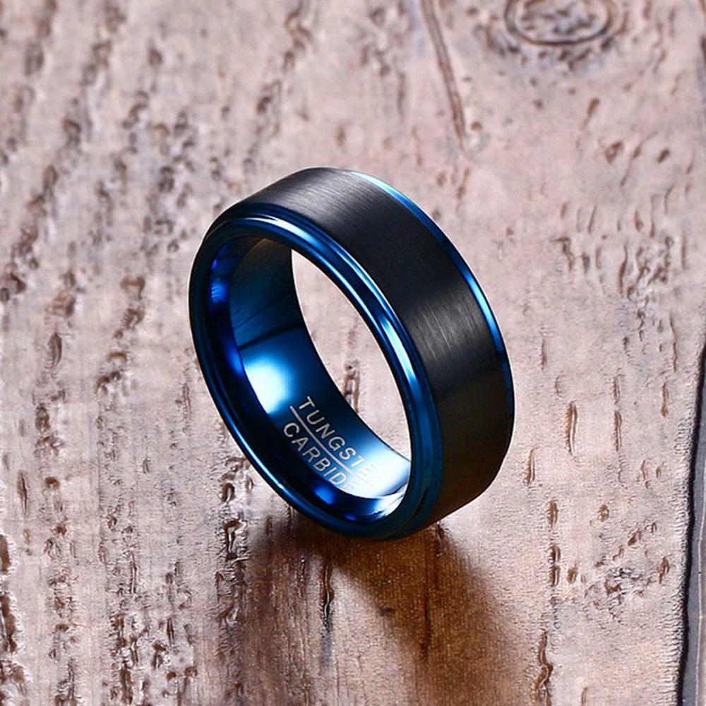 Mens Brushed Tungsten Carbide Ring Product Image