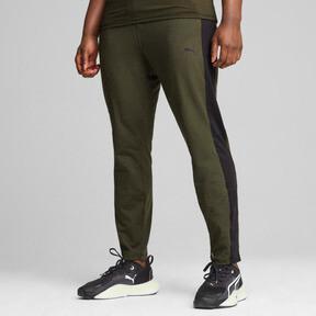 PUMA CLOUDSPUN Men's Jogger Pants in Dark Olive/Black Product Image