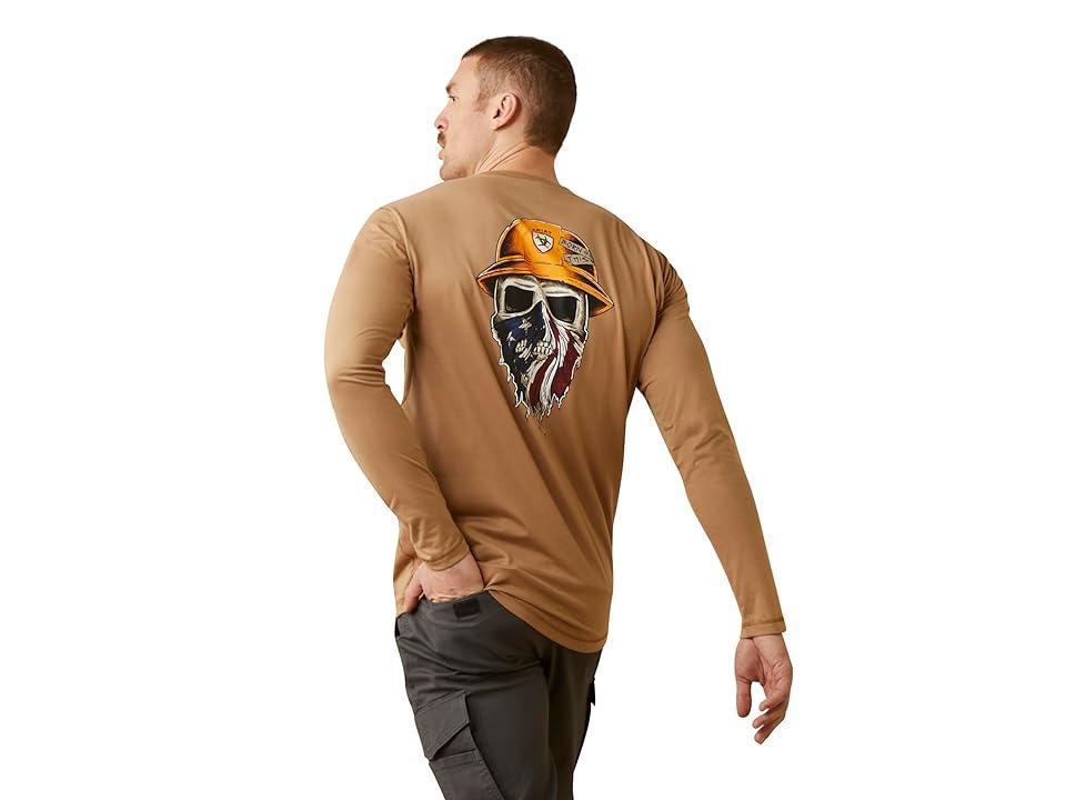 Ariat Rebar Workman Born for This Graphic T-Shirt (Tigers Eye) Men's Clothing Product Image