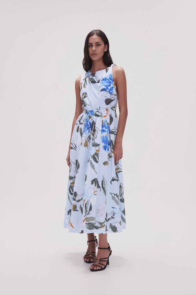 Abbey Twisted Midi Dress Product Image