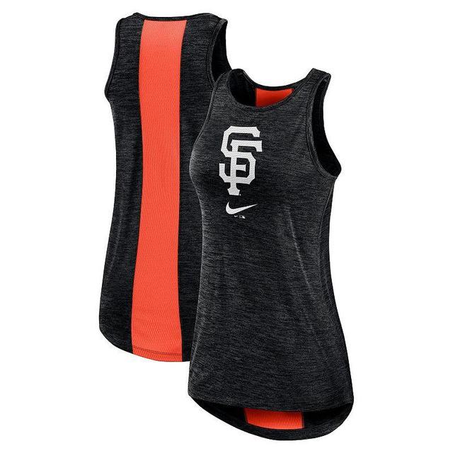 Womens Nike Black San Francisco Giants Right Mix High Neck Tank Top Product Image