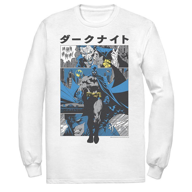 Mens DC Comics Batman Kanji Comic PaneTee Product Image