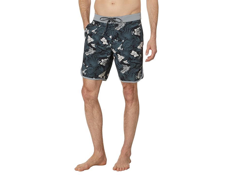 Salty Crew Breaker 19 Boardshorts Blue) Men's Swimwear Product Image