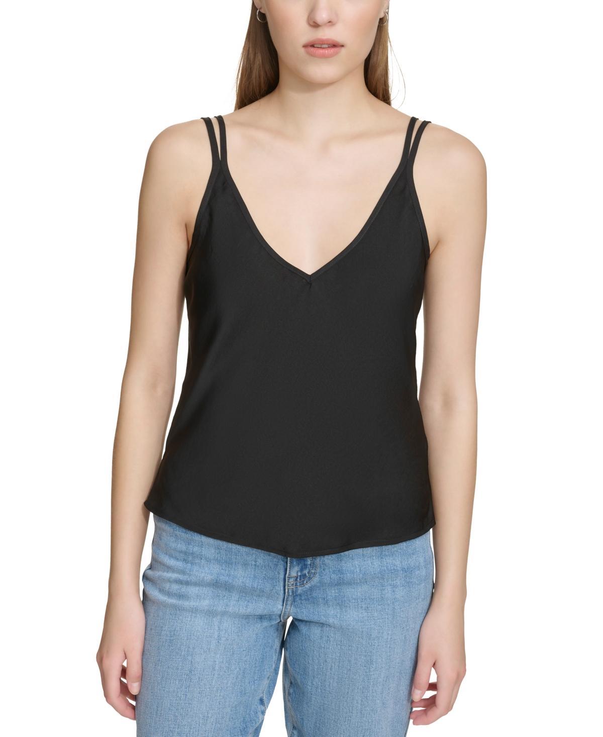 Dkny Jeans Womens Pullover Strappy V-Neck Camisole product image