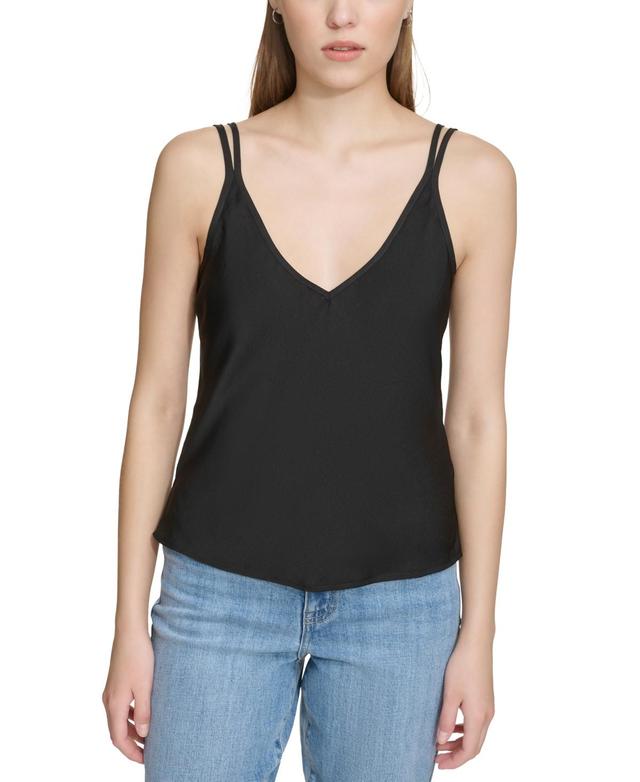 Dkny Jeans Womens Pullover Strappy V-Neck Camisole Product Image