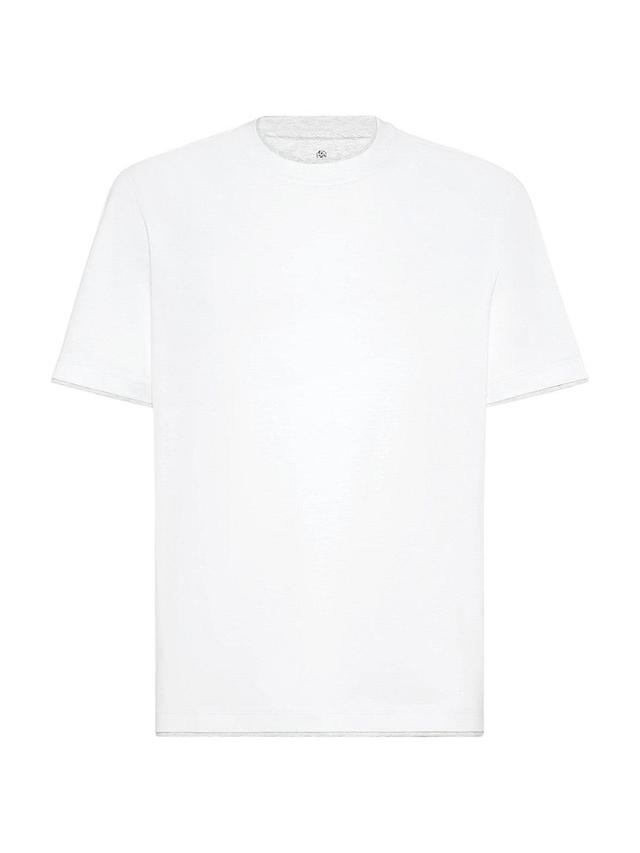 Mens Cotton Jersey Crew Neck T-Shirt Product Image