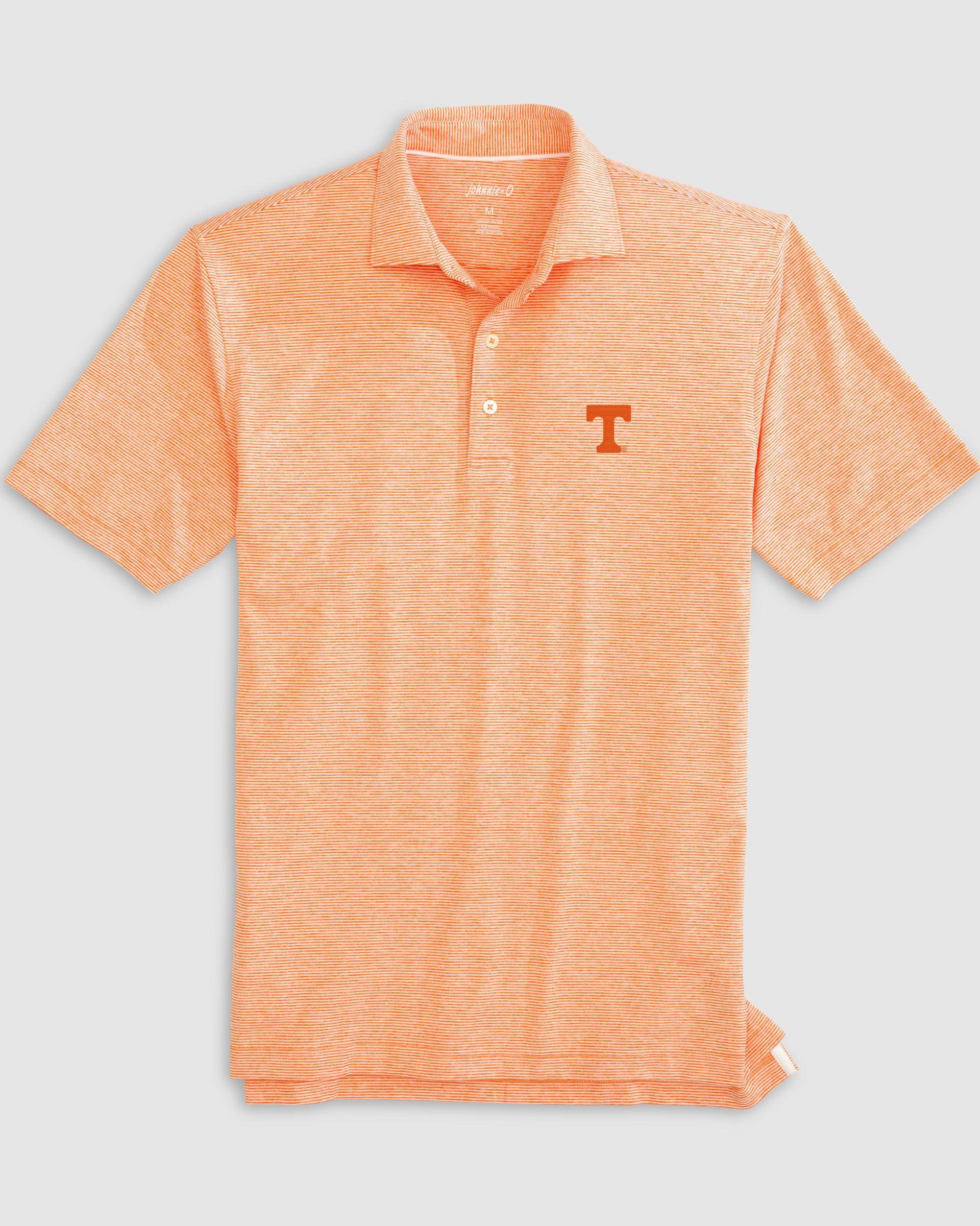 North Carolina Lyndonn Jr. Striped Jersey Performance Polo - Tar Heel Logo Product Image