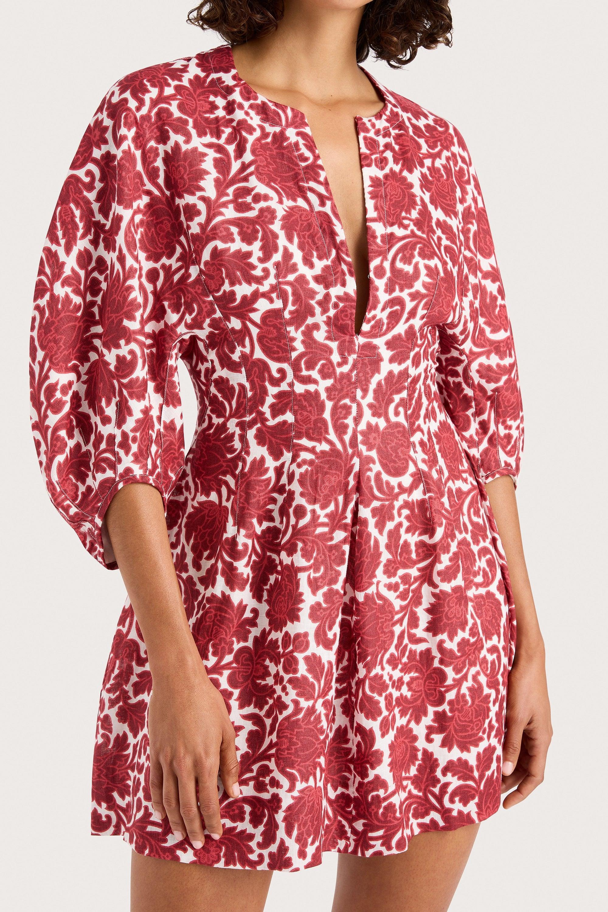 Soleil Mini Dress Heuchera Print Product Image