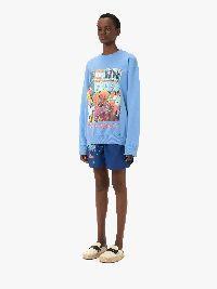 GRAPHIC PRINT SWEATSHIRT - PRIDE CAPSULE in blue | JW Anderson US  Product Image