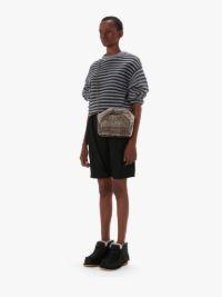 MEDIUM TWISTER - MOHAIR TOP HANDLE BAG in brown | JW Anderson US  Product Image