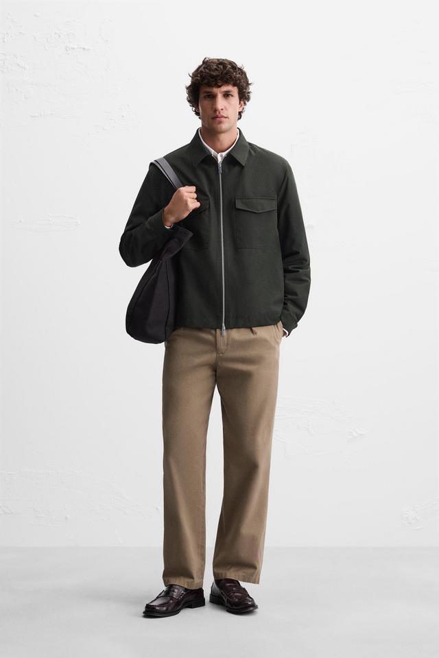 ZIP POCKET OVERSHIRT Product Image