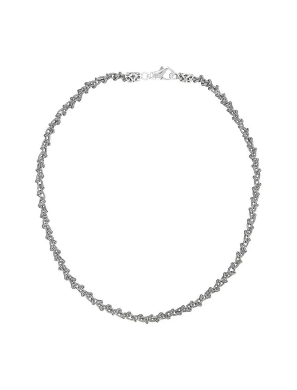 EMANUELE BICOCCHI Small New Rope Knot Necklace In Silver Product Image